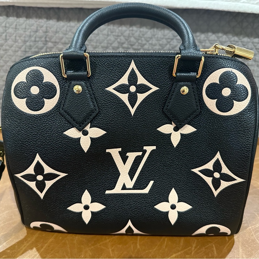 Louis Vuitton Speedy Bandoulière 25 in bicolor monogram empreinte